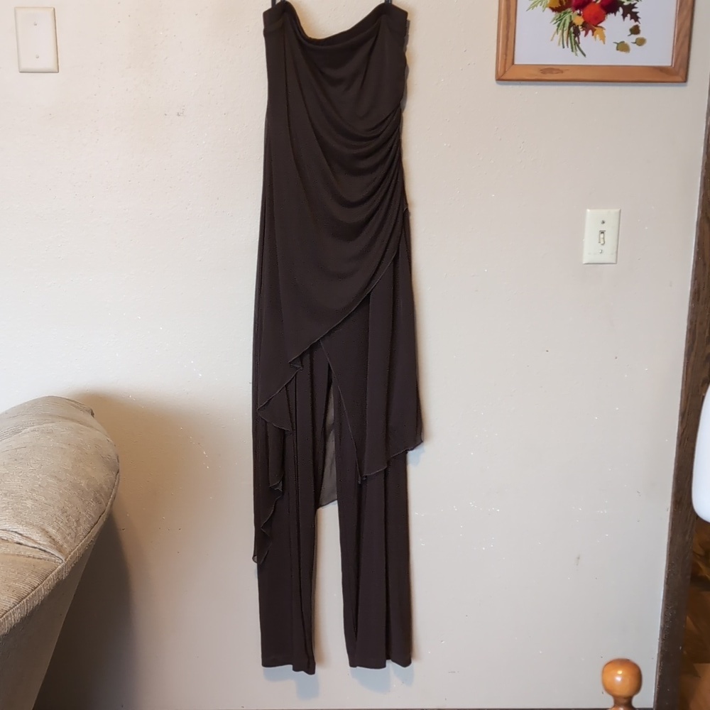 Bisou Bisou Michelle Bohbot Strapless Jumpsuit - Picture 3 of 5